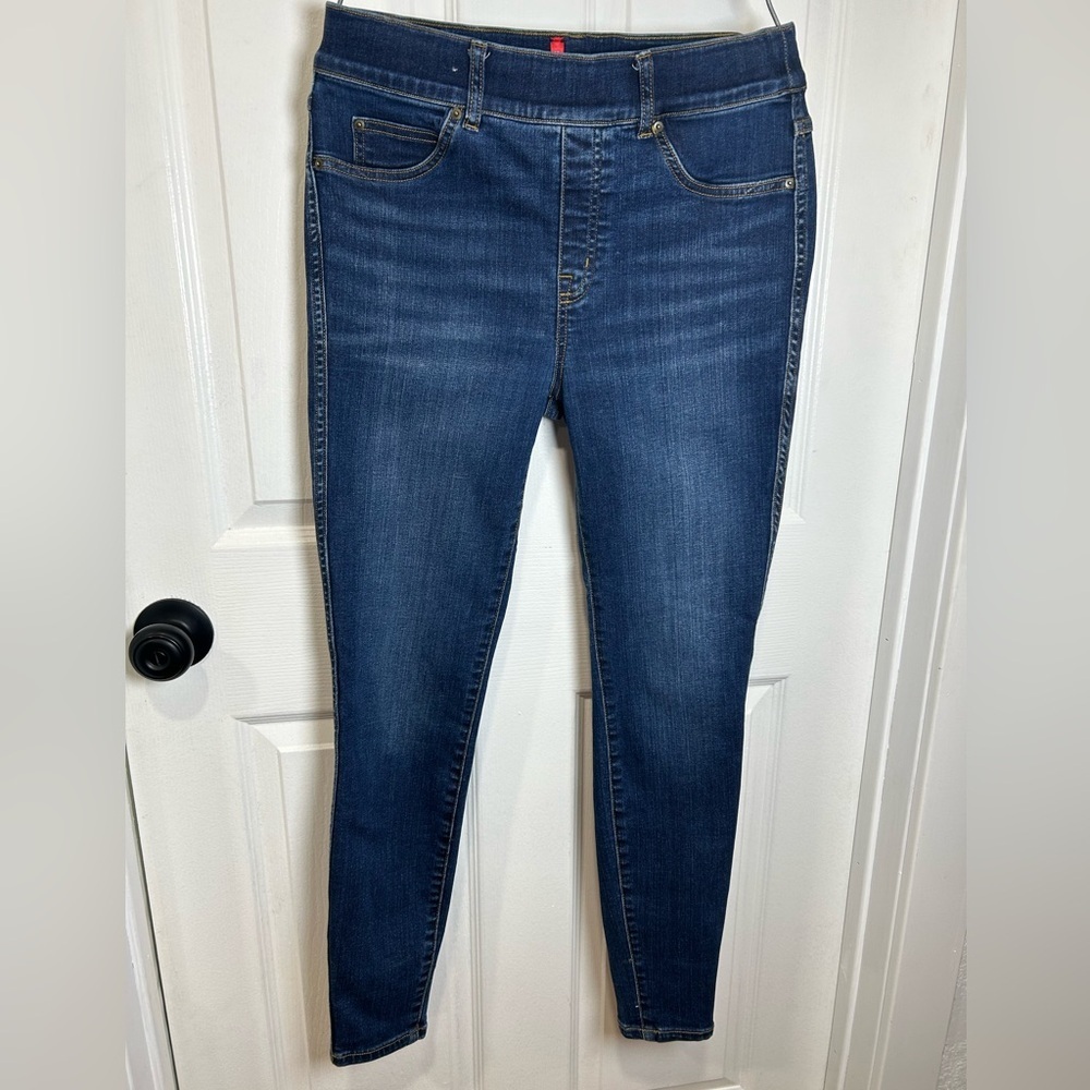 Spanx Women's Dark Blue Skinny Jeans…